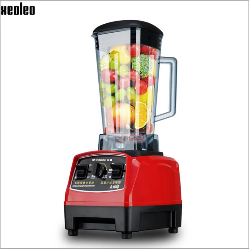 Xeoleo 2L Heavy Duty Commercial Blender Food Greater Material 2000W Food Processing Machine with PC Jar Juicer Mixer BPA Free food processing technology