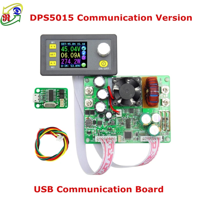 RD DPS5015 связь постоянного напряжения постоянного тока понижающий модуль питания понижающий преобразователь напряжения ЖК-вольтметр 50 в 15A