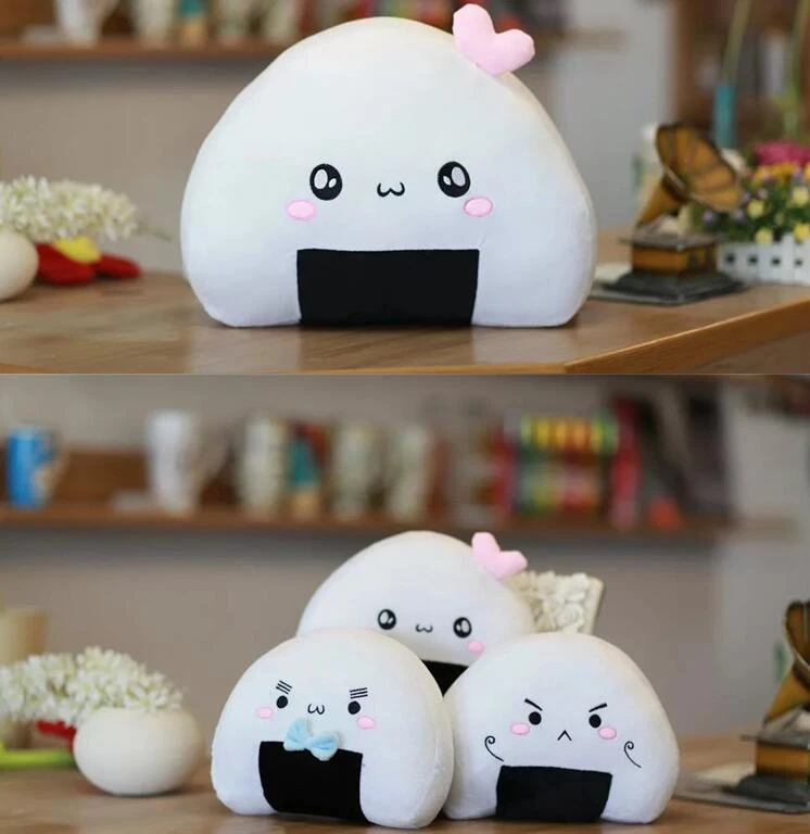 Candice Guo Jouet En Peluche Poupee En Peluche Modele De Dessin Anime Sushi Plat Japonais Rouleaux De Riz Froid Boule De Repos Oreiller Cadeau Pour Bebe 1 Piece Aliexpress