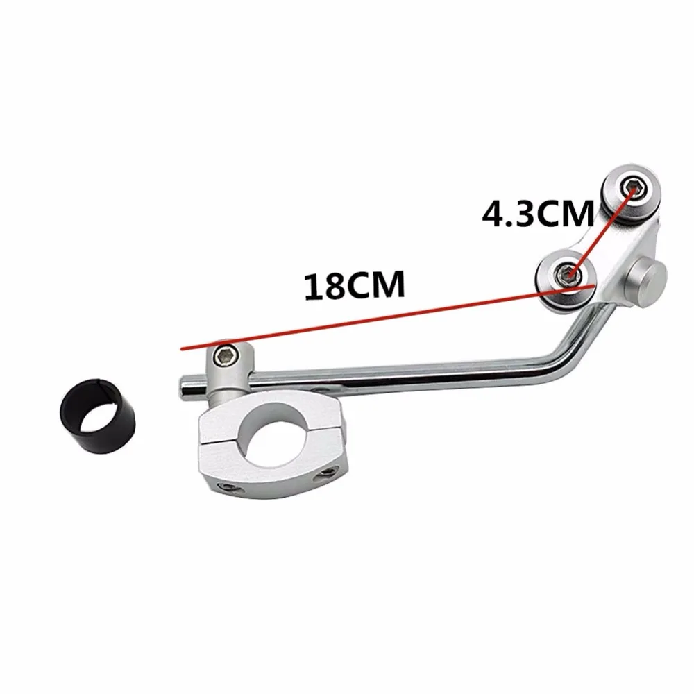 Универсальный кронштейн для ветрового стекла мотоцикла, крепления для лобового стекла, зажимы, подходят для 7/" 22 мм или 1 1/8" 25 мм, стандартный руль для уличных велосипедов