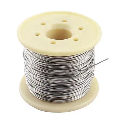 sourcingmap 25ft 0.2mm AWG32 Nichrome Resistance Resistor Wire for Kiln Furnace 