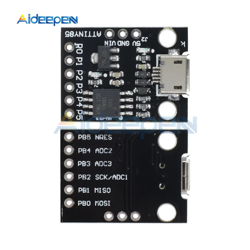 Микро-usb LilyPad ATTINY85 модуль Board Development макетная плата для Arduino микроконтроллера низкой мощности