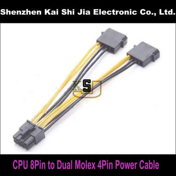 6 &quotдвойной 4 контактный кабель питания Molex для процессора 8 IDE питания|cable ide|molex toide