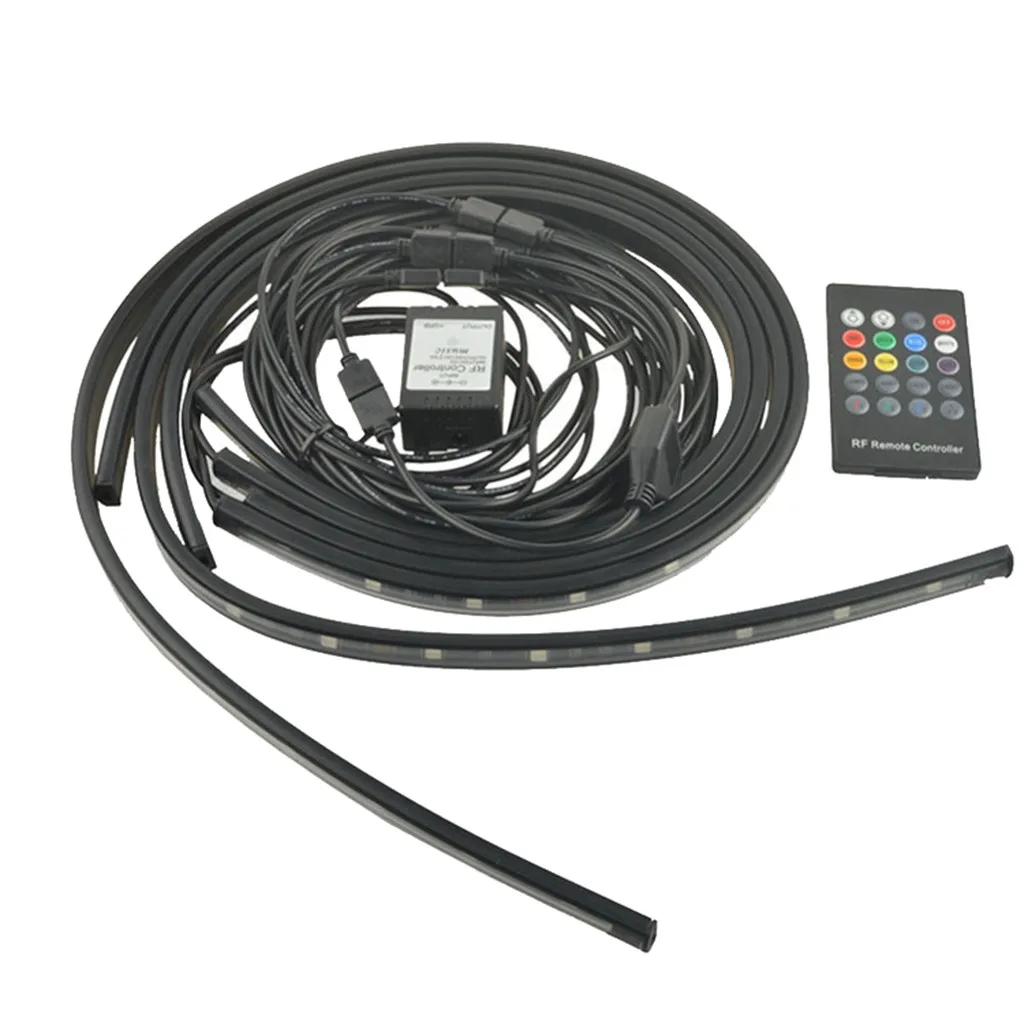 Светодиодная лента RGB 5050 SMD 2835 4 шт. гибкая светодиодная Диодная постоянного тока 12