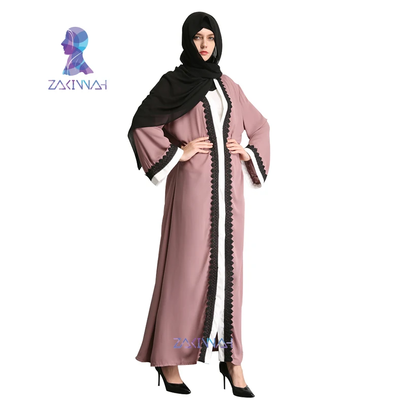 Zakiyyah мусульманский женский модный кружевной халат для взрослых emboridery хлопковый