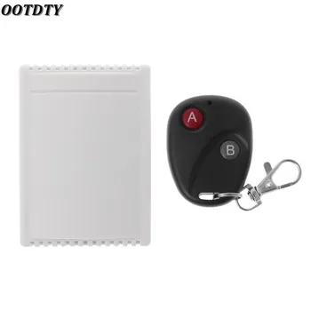 

OOTDTY AC 220V 2CH RF Relay Wireless Remote Control Switch System Receiver Module + Remote Control Transmitter 433MHz