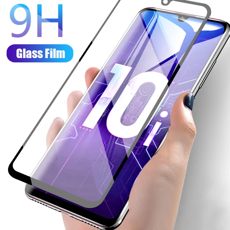 Защитное стекло для Huawei Honor 10i 20 10 Lite 8X 8C 8A Высокопрочное с полным наклеиванием