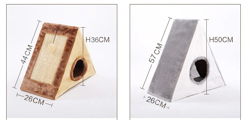 Hoopet кошка кровать Крытый питомники дом для кошек котенок игрушка палатка скретч доска Забавный игровой дом Уютная пещера