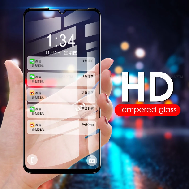 

CASPTM Premium Full Cover Protective Tempered Glass for Meizu Note 9 Screen Protector for Meizu Note9 Explosion Protection Film