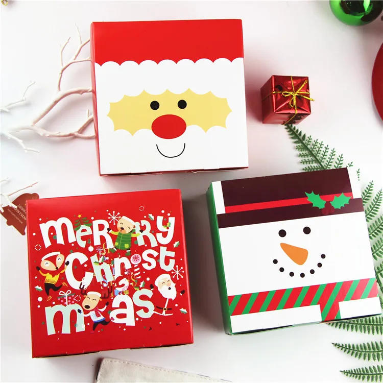 200pcs Christmas handmade DIY Niu pancake packing gift box nuts dried fruit empty | Дом и сад