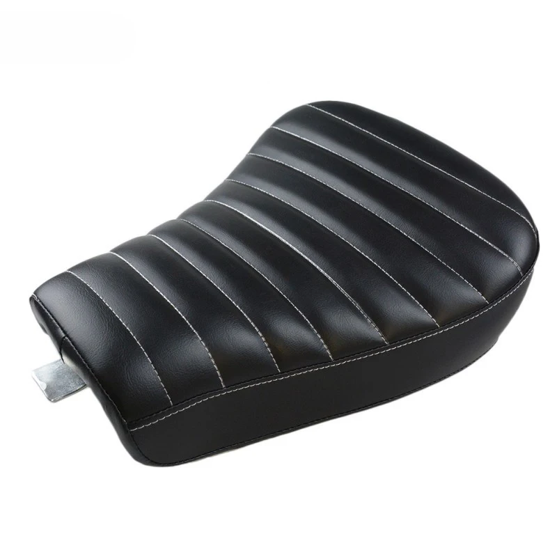 5 Models New Black Motorcycle Front Driver Leather Pillow Solo Seat Cushion For Sportster Forty Eight XL1200 883 72 48