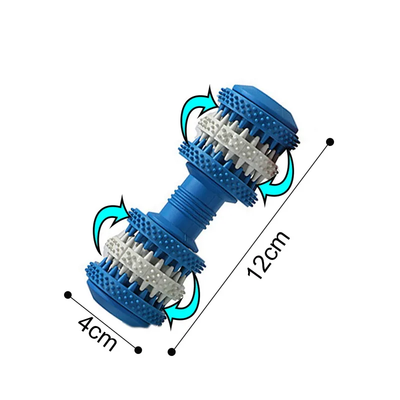 Аксессуары для домашних животных не-резиновые игрушки пищевая Эффективная очистка зубов гантель молярная палка прочная игрушка для домашних животных, собак игрушки-Жвачки