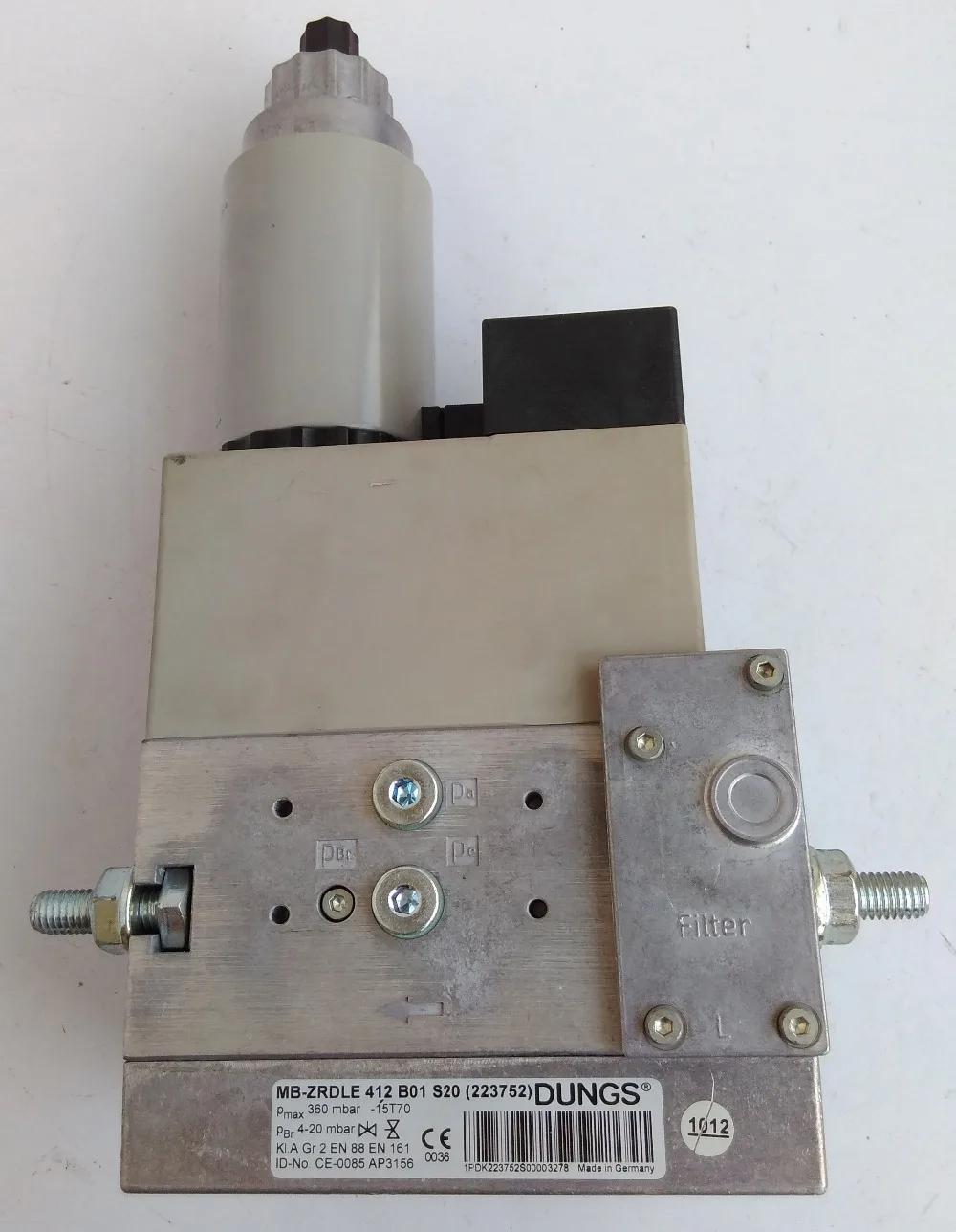 MB-ZRDLE412B01S20 дунгс газ MultiBloc комбинированный регулятор и предохранительные запорные клапаны Двухступенчатая функция для газовой горелки