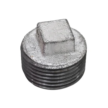 

5pcs/lot Malleable Zinc Plated Plugs For Pipe DN15 Pipe Cap 1/2" Iron Cover Industrial Mounted Classic Decoration DIY Fittings