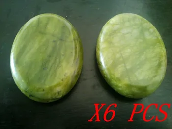 

[ Fly Eagle ] New 2015 Free Shipping 6pcs Hot Stone Massage Basalt Rocks 8*6*2 Cm Size personal care