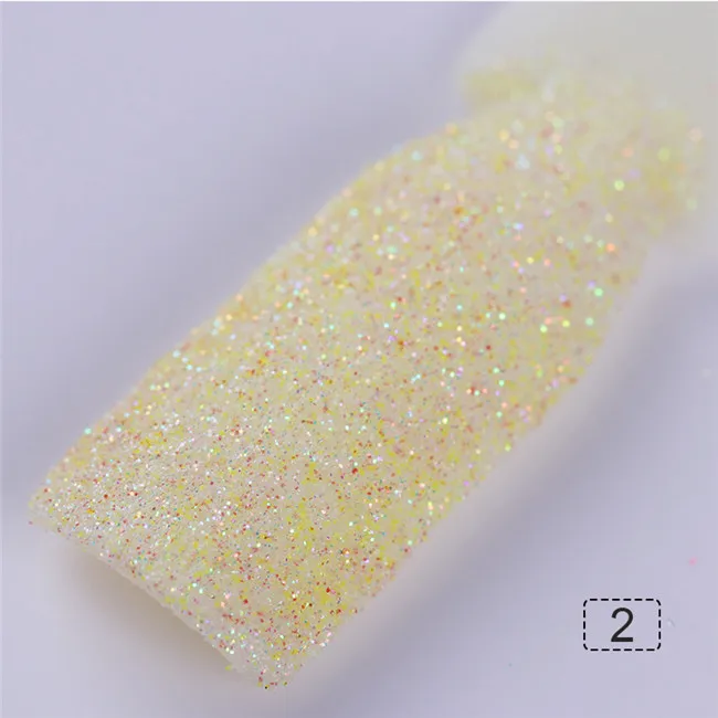 Голографический блестящий для ногтей порошок градиент лазер блестящая сахарная пудра пигмент пыль розовая фиолетовая для украшения ногтей маникюр декор - Цвет: 2