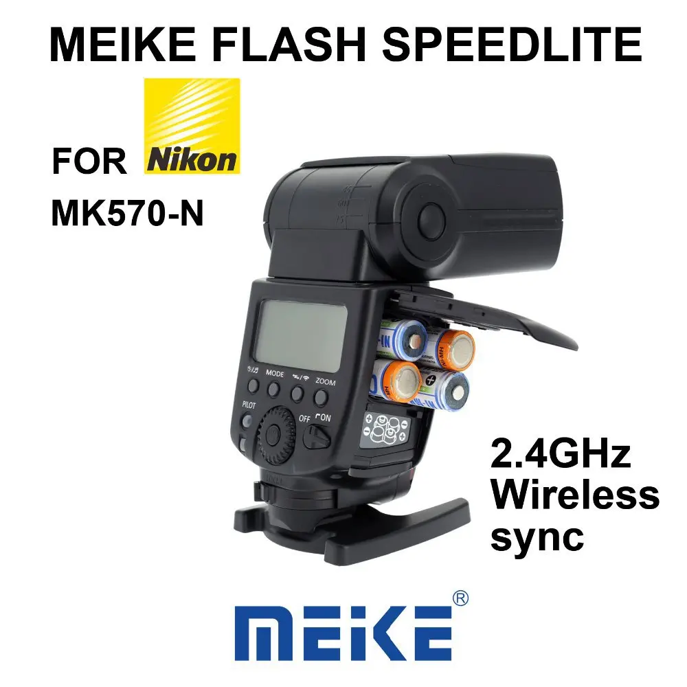 Meike MK 570 2.4Ghz Wireless sync Flash Speedlite for Nikon D7100 D7000