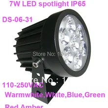 Сертификат Европейского соответствия, сертификат независимого Испытательного и сертификационного Водонепроницаемый, хорошее качество, высокая мощность открытый 7 Вт светодиодный прожектор, светодиодный Угловой фонарь, DS-06-31-7W, 110-250VAC, гарантия 2 года