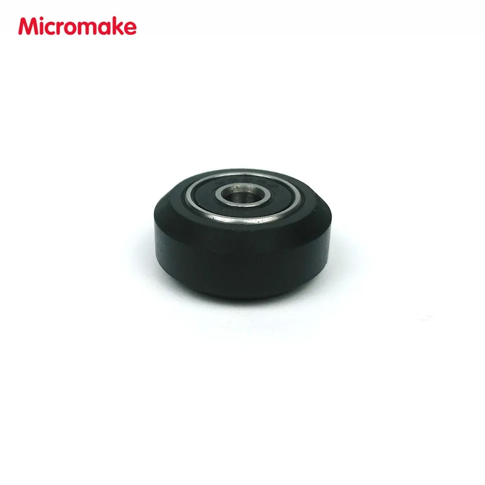 Micromake 3D Printer Parts 10pcs High tolerance CNC Solid V Wheel Kit for V-slot Delrin Precise POM V slot Wheel