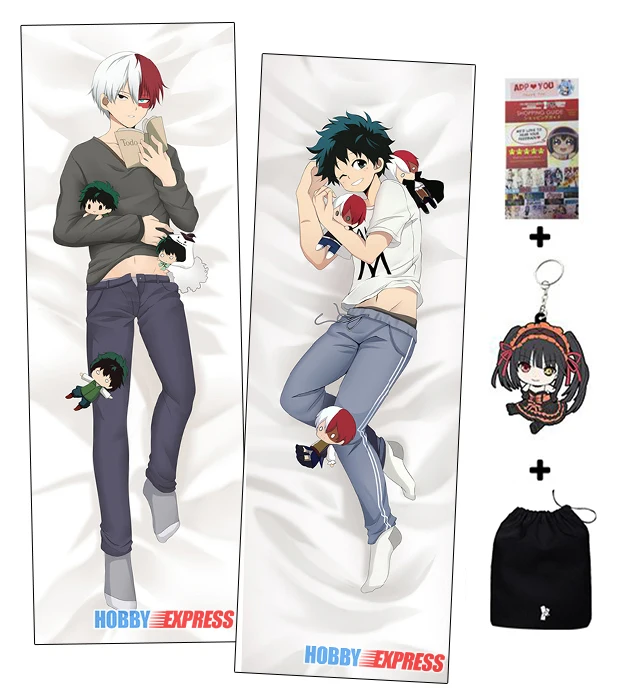 

Hobby Express Dakimakura Japanese Hugging Body Pillow Cover BNHA Todoroki Shouto & Izuku Midoriya TodoDeku ADP712002