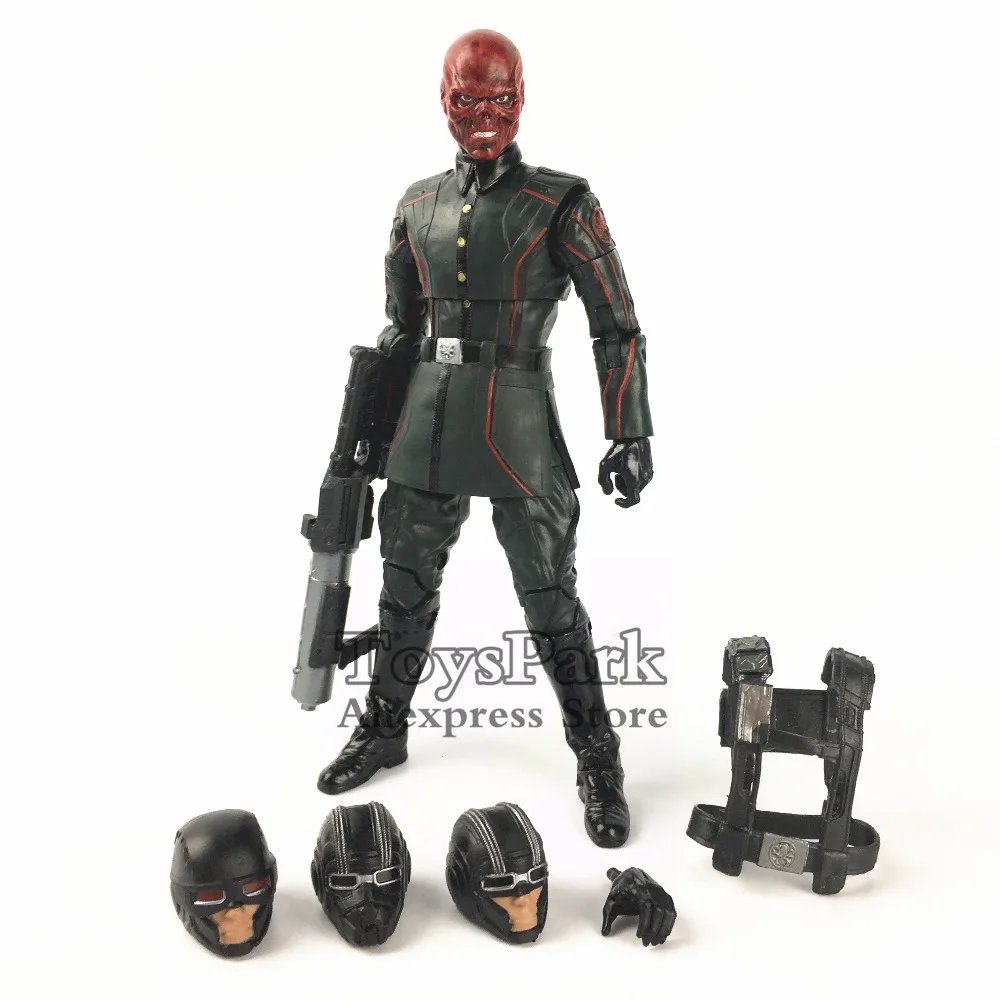 

Marvel Legends 10th Anniversary Red Skull 6" Action Figure Studios The First Ten Years Captain America Collectible Original