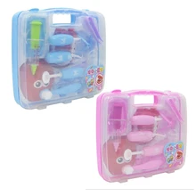 Детский медицинский медсестер полости рта маленькие стоматологики каждый дом набор игрушек моделирование стетоскоп медицинский набор чемодан