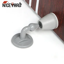Защитная накладка NICEYARD, Противоударная Подушка, самоклеющаяся протектор стены, бампер, силиконовый дверной замок с ручкой