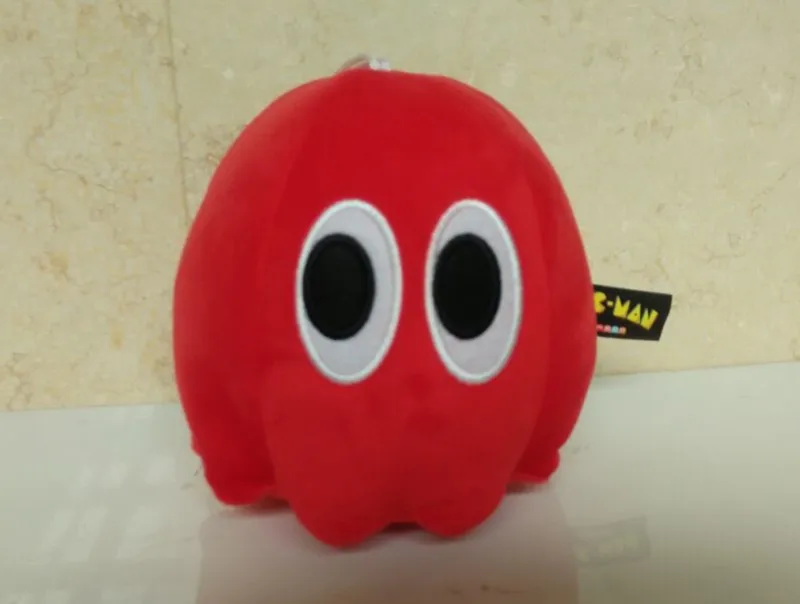 16 см пикселей плюшевые игрушки Pac Ghost Pacman маска призрака мягкий фильм набивная