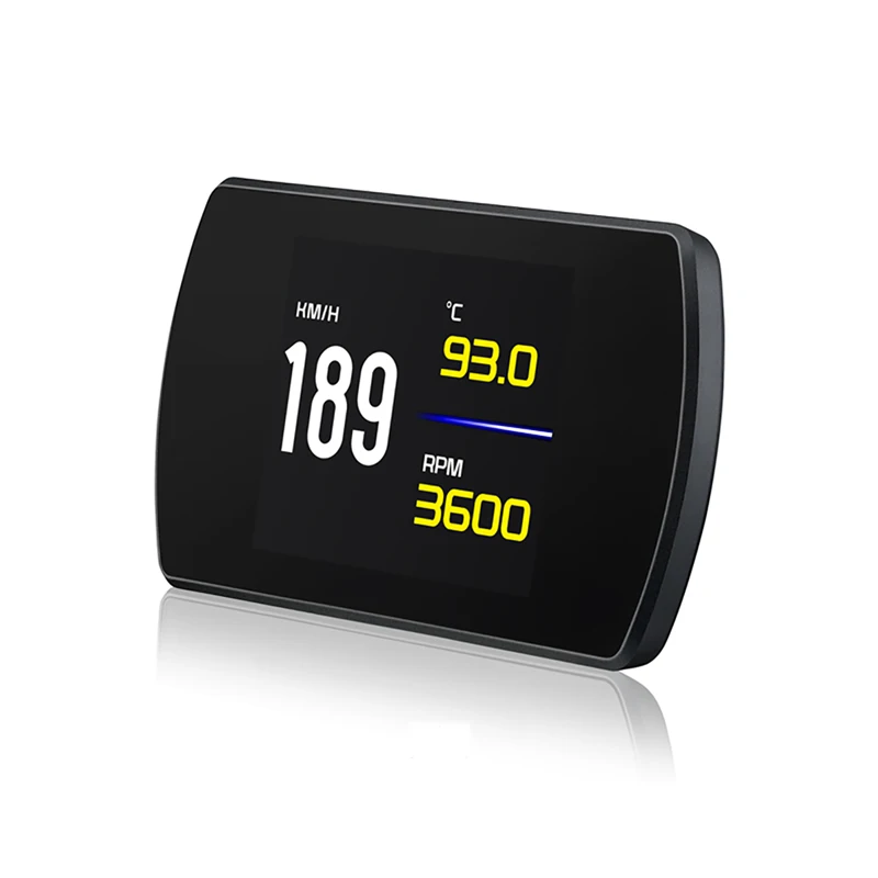 

OBD2 Car HUD Head Up Display Smart Digital Meter HD Digital Display Speedometer Fuel Consumption Temperature RPM Tacho