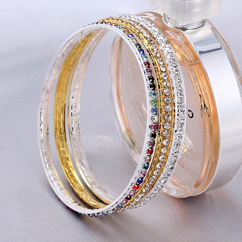 Silver Bangle With Gold Polish Silver Bangle With Gold Polish