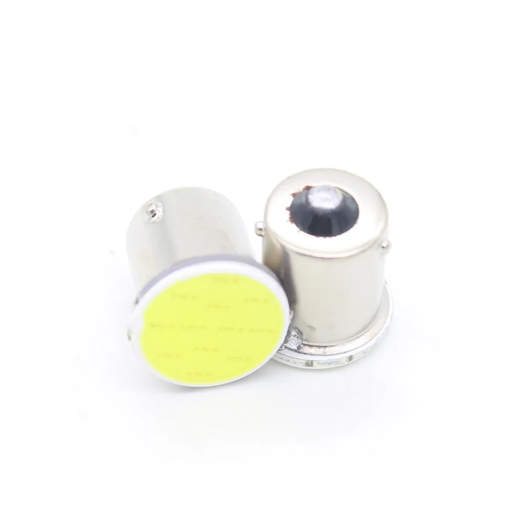

10X 24V BAU15S 1156 1 COB Tail Turn Signal LED Car Light Source Xenon Lamp Bulb parking External Light Auto Accessories DRL