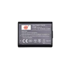 DSTE LP-E10 LP E10 lp-e10 7.4v 2100 mAh Digital Camera Battery for Canon 1100D 1200D 1300D Rebel T3 T5 KISS X50 X70