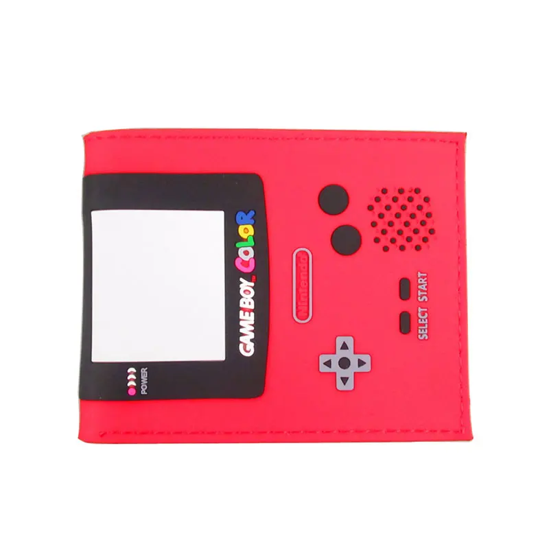 Горячие 3D дизайн игры кошелек аниме мультфильм Playstation кошельки из ПВХ для студентов мальчик девочка деньги монета держатель короткий кошелек - Цвет: Red16