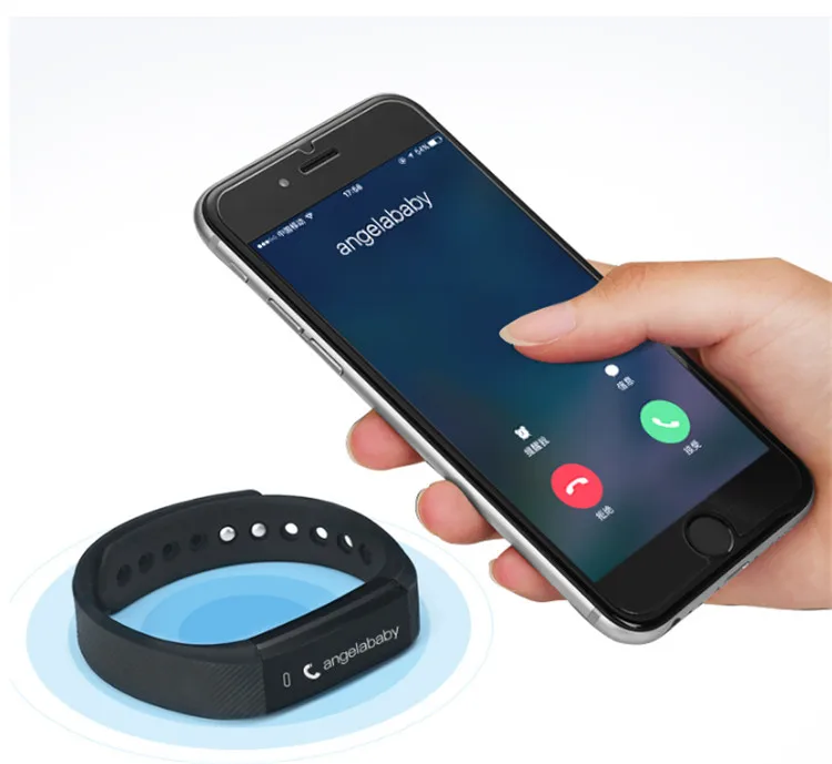 Смарт-часы для фитнеса Женский монитор сердечного ритма Смарт-браслет ID115HR розовый синий браслет трекер активности для Xiaomi Iphone