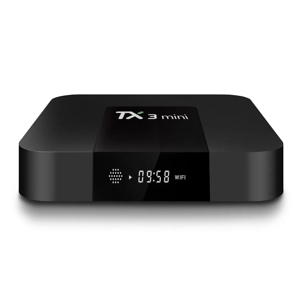 10 шт. TX3 MINI 1G 8G Android 7 1 TV BOX Amlogic S905W четырехъядерный H.265 4K 2 4 GHz WiFi цифровой дисплей