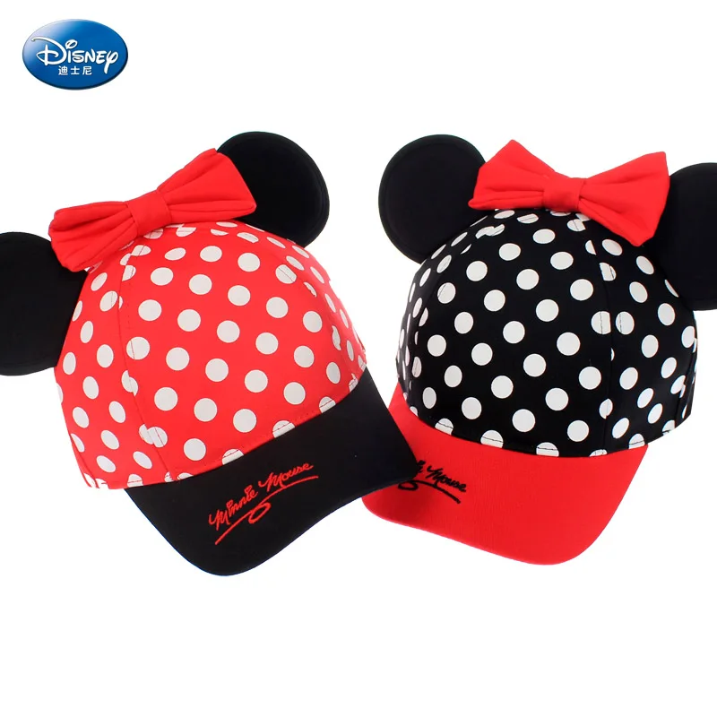

Disney children hat mickey mouse cap fashion cartoon kids hat outdoor wear cotton Adjustable breathable Visor Shade Baseball cap