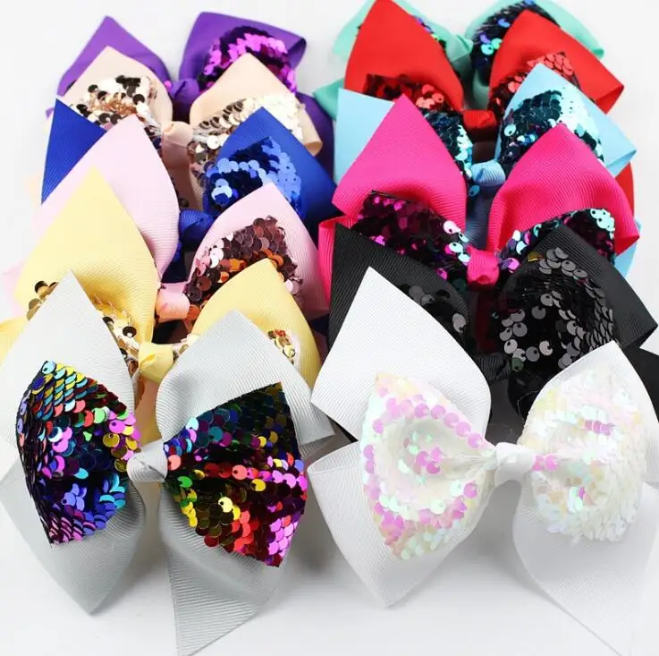 Sequin Grosgrain Ribbon Bows Fashion Bows Cute Hair Accessories DIY