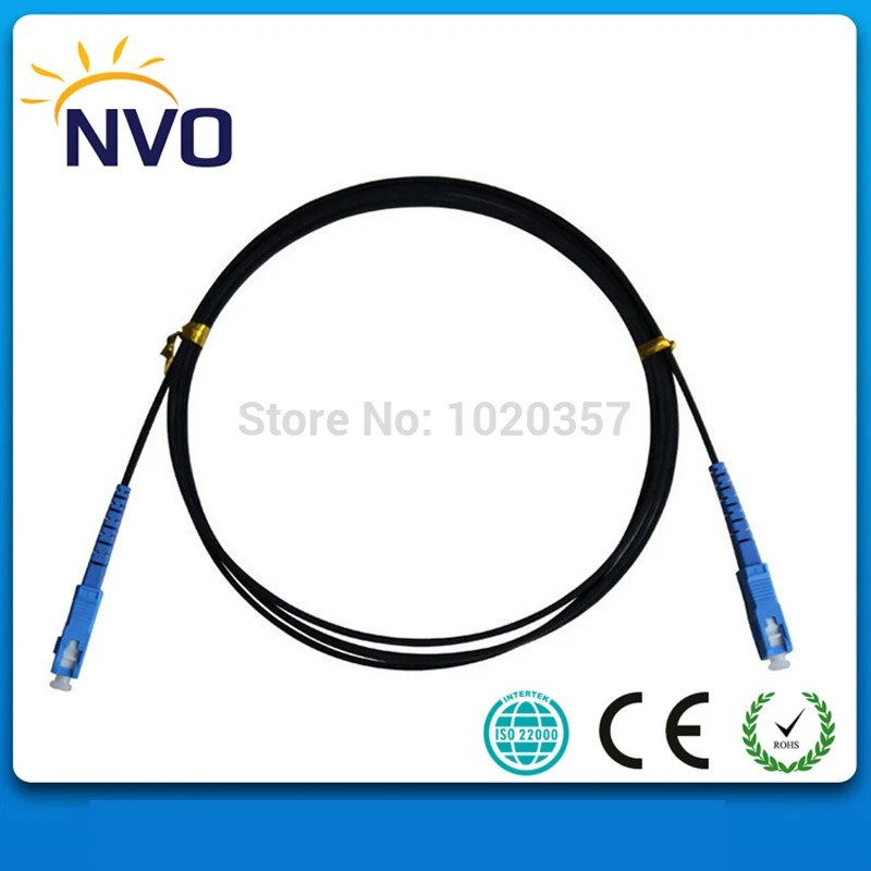 

10pieces SC/UPC Fiber Optic FTTH Patch Cord 1core G657A2 Fiber 2Meters