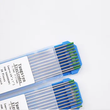 

Hot 10Pcs Pure Tungsten Electrode 1.0/1.6/2.0/2.4/3.0/3.2/4.0 x 175mm TIG Tungsten Needle PLD