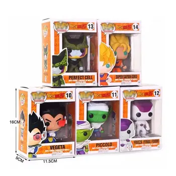 

Dragon Ball Z Anime Figures Son Goku&Vegeta&Piccolo&Frieza&Cell PVC Action Figure Q version Collection Model Toys Children Gift