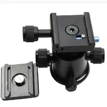 Шаровая Головка штатива с быстроразъемной пластиной 1/" 3/8" Винтовой Адаптер для DSLR камеры