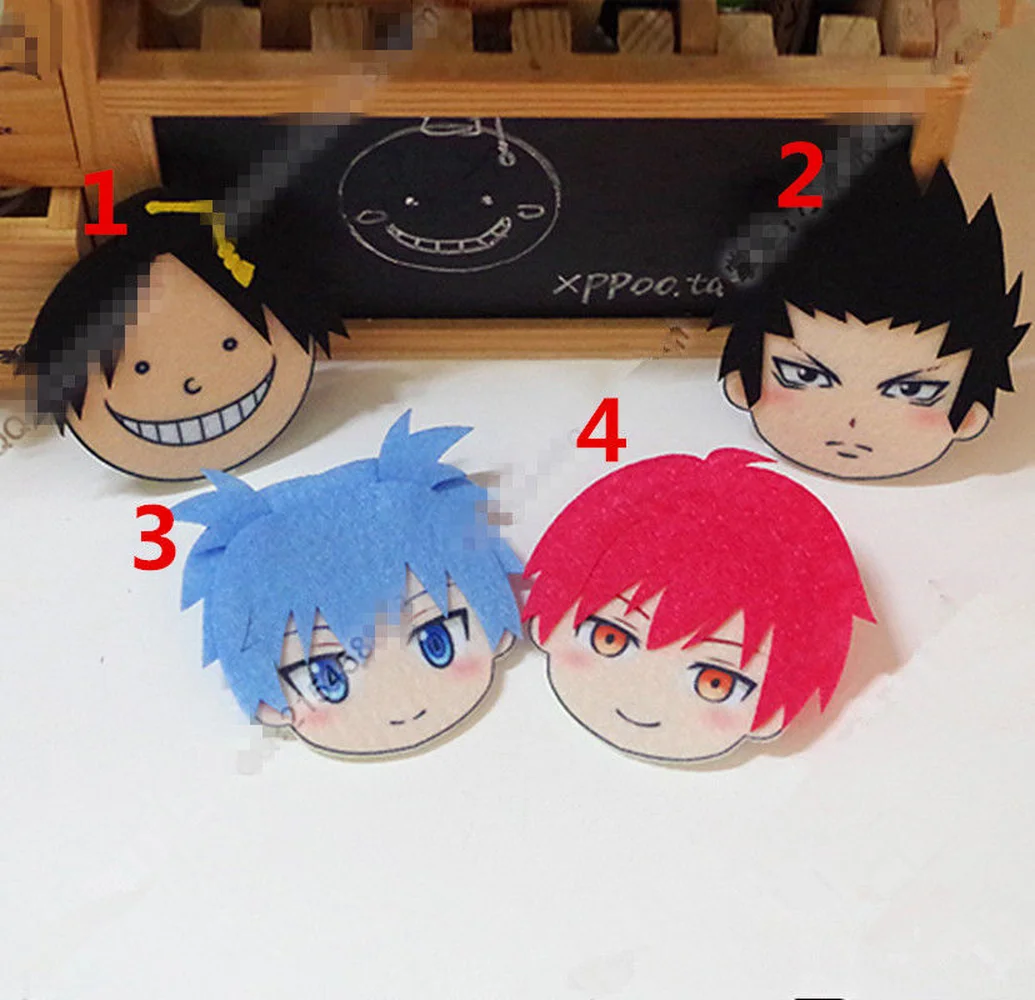 

T1456 Anime Ansatsu Kyoushitsu badge Pins Brooch Schoolbag Backpack Decorate