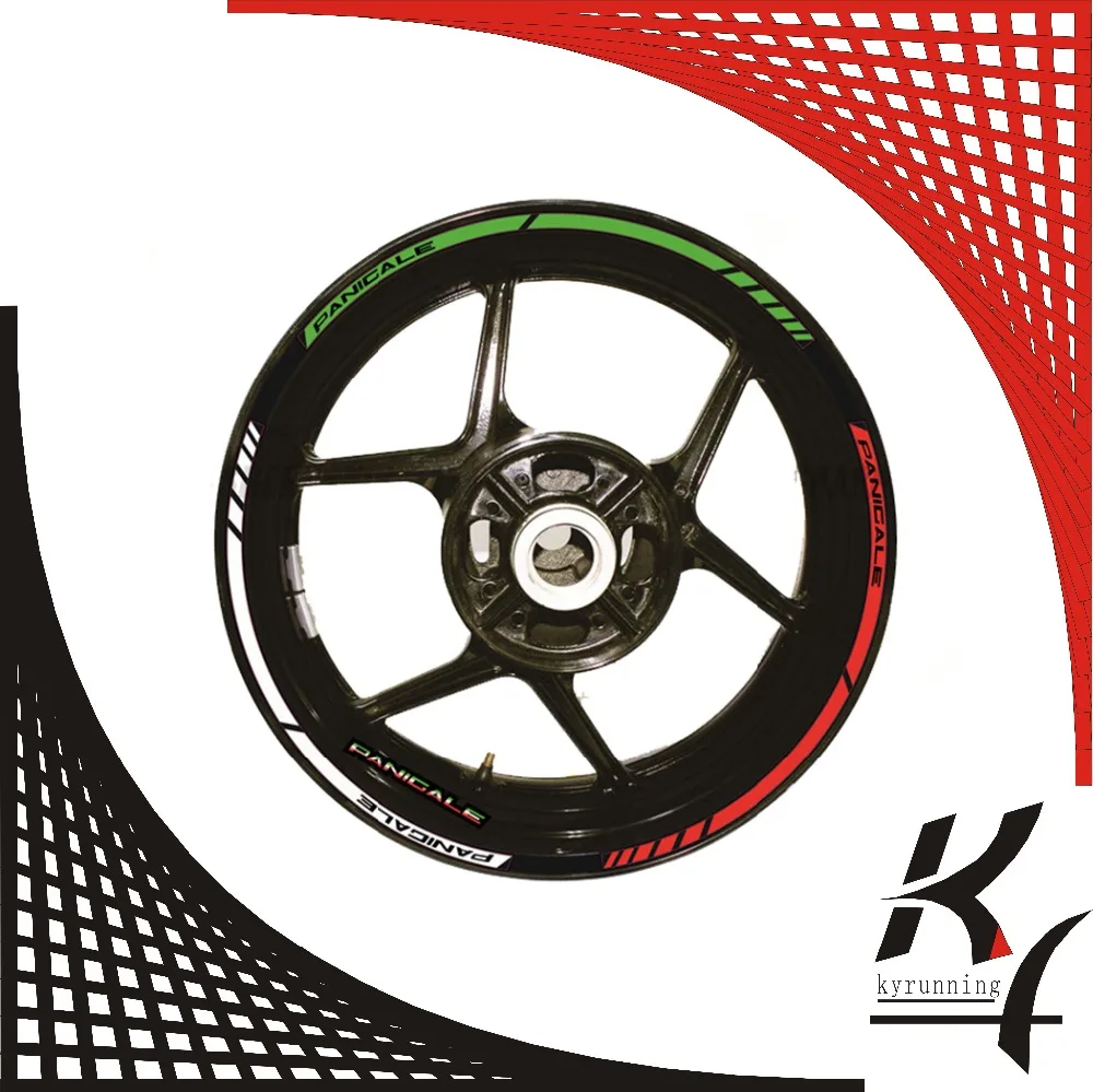 12 X Thick Edge Outer Rim Sticker Stripe Wheel Decals FIT all DUCATI 1299 PANIGALE S 959 | Автомобили и мотоциклы
