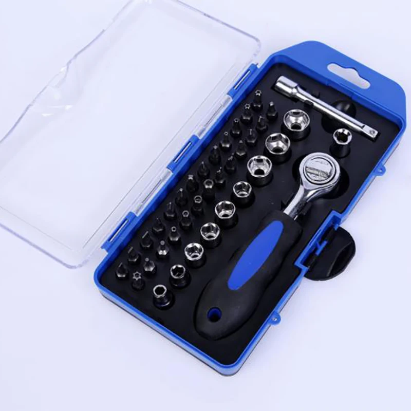 38 piece quick ratchet wrench Combination chrome vanadium steel auto
