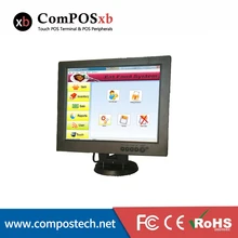 China Cheaper 12″ All In One PC Touch Screen Monitor For POS System Black With Factory Low Price TM1201