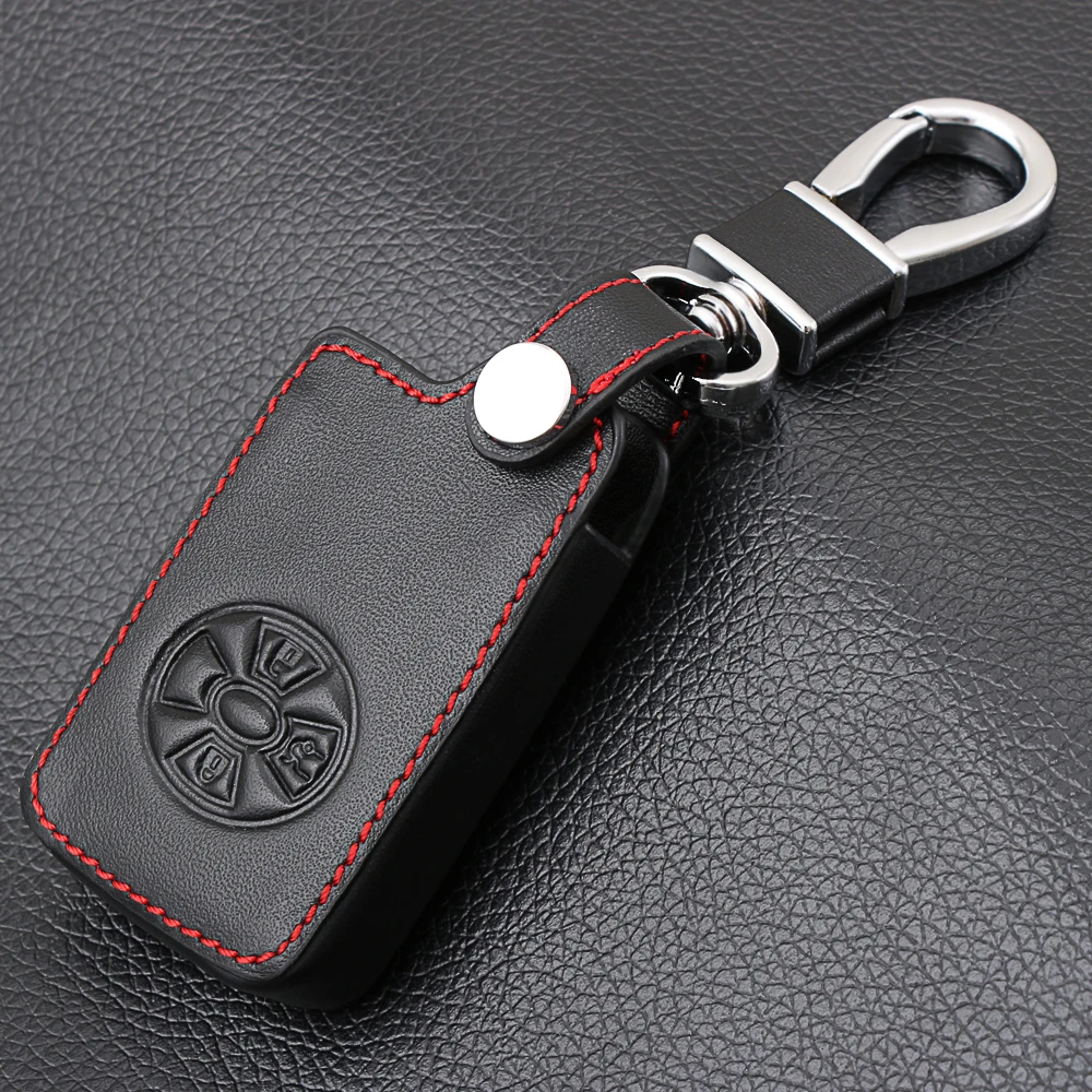 3 кнопки автомобильный умный чехол, держатель для ключа для Toyota RAV4 2009 2011 RAV 4 Yaris 2011 брелок для ключей кожаный чехол с кольцом для ключей