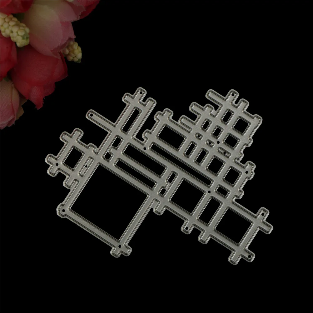 

Net Embossing stencils Stencil For DIY Craft Paper Painting Scrapbooking Decor Metal Irregular Drafting Supplies