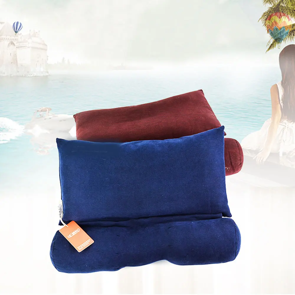 1 комплект шеи здравоохранения Поддержка бамбуковый уголь подушка для шеи терапия Вернуться подушка Массажер для путешествий подушки