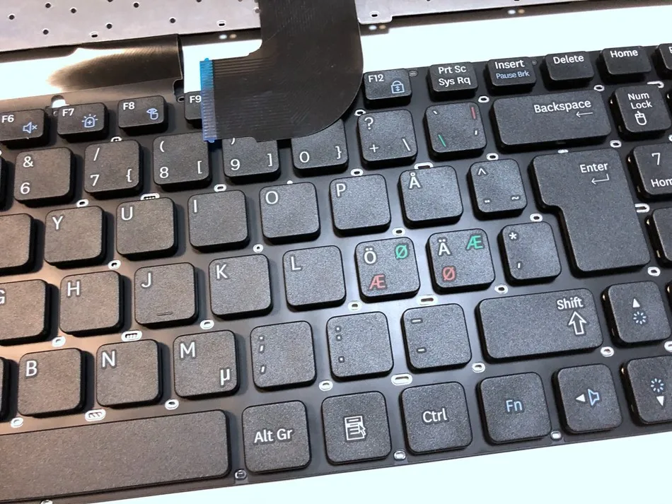 Скандинавский Чешский Словацкий ноутбук клавиатура для Samsung NP SF511 SF510 RF510 RF511 QX530