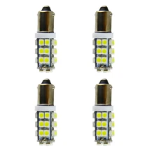 4 шт. Ba9s 1895 57 T4W 182 1445 белый 28 1210 SMD светодиодный номерного знака автомобиля лампа авто маркер лампы света DC 12V